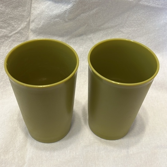 Vintage Tupperware Juice Tumblers #1320 8 oz. Harvest Colors Set Of 9 - Picture 3 of 6